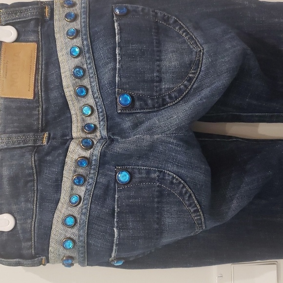 Nolita De Nimes Flash & Partners Spa Jeans Women Size 25 Italy Jeweles Denim - Picture 8 of 16